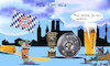 Cartoon: münchen hat gewählt (small) by ab tagged eu,wahl,bayern,münchen,fussball,club,bier,feier