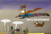 Cartoon: rettung (small) by ab tagged corona,virus,impfung