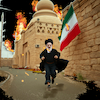 Cartoon: run mullah run (small) by ab tagged iran,teheran,ayatollah,ali,khamenei,regierung,volk,revolution,gewalt,armee,unterdrückung,flucht,religion