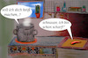 Cartoon: sexismus allerorten (small) by ab tagged küche,kochen,herd,heiß