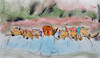 Cartoon: siebenschläfer (small) by ab tagged 27,juni,wetter,kalender,bauernregel,sonne,regen,tiere,schlaf,christen,verfolgung,pennen