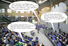 Cartoon: sinnvoll (small) by ab tagged bundestag,debatte,politik,parteien,schüler,corona,ferien,schule,erziehung