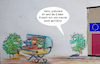 Cartoon: sonntagsbesuch (small) by ab tagged corona,virus,mutation,deutschland,eu