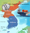 Cartoon: sorgloser sonntag (small) by ab tagged sonntag,usa,nordkorea,uss,carl,vinsen