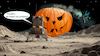 Cartoon: space o ween (small) by ab tagged halloween,weltraum,mondfähre,kürbis,space,planet,lunar,ship,pumpkin,fairy
