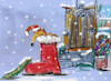 Cartoon: stiefelzeit (small) by ab tagged dezember,sechs,nikolaus,tier