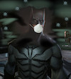 Cartoon: the fight (small) by ab tagged batman,virus