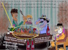 Cartoon: traditione (small) by ab tagged italien,ostern,pasqua,brauch,pizza,essen,trinken