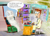 Cartoon: unrealistisch (small) by ab tagged doktor,psychologe,geist,arzt