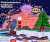 Cartoon: weihnachtszeit (small) by ab tagged weihnachten,konsum,schokolade,baum,christbaumkugeln,nikolaus,osterhase