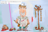 Cartoon: weltmeister (small) by ab tagged deutschland,us,weltmeister,metzger,fleisch,blut,wurst