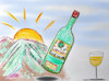 Cartoon: winzerglück (small) by ab tagged covid,virus,jahr,wein