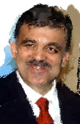 Cartoon: Abdullah Gul (medium) by pisko tagged cumhur,baskani