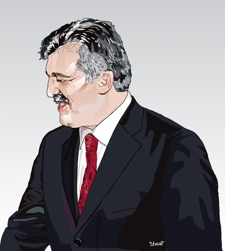 Cartoon: Abdullah gul (medium) by pisko tagged abdullah,gul