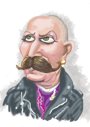 Cartoon: Cemil ipekci (medium) by pisko tagged moda,tekstil,modaci