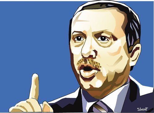 Cartoon: politikaci (medium) by pisko tagged tayyip,edogan