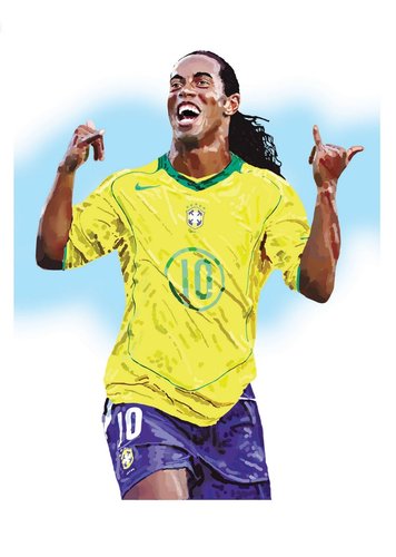 Cartoon: spor (medium) by pisko tagged ronaldinho