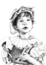 Cartoon: Thumbellina (small) by ionutbucur tagged portrait
