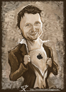 Cartoon: Cash (small) by ionutbucur tagged cash,money,apple