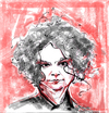 Cartoon: Jack White v2 (small) by ionutbucur tagged jack,white,stripes