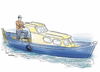 Cartoon: Fisherman (small) by Tufan Selcuk tagged fisherman,boat