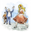 Cartoon: Gypsy girl (small) by Tufan Selcuk tagged gypsy,girl,woman,dance