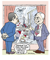 Cartoon: IMF protestors... (small) by Tufan Selcuk tagged erdogan,imf,demonstration,damage