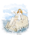 Cartoon: The Sirens (small) by Tufan Selcuk tagged siren mythology