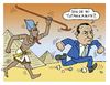 Cartoon: Tutankhamun (small) by Tufan Selcuk tagged egypt mobarak arab rebellion