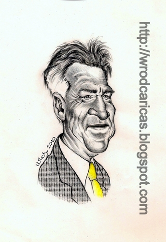 Cartoon: David Lynch (medium) by WROD tagged david,lynch