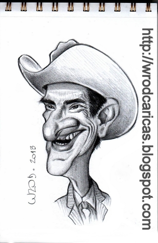 Cartoon: Ernest Tubb (medium) by WROD tagged ernest,tubb,country,music