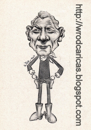 Cartoon: Jack Palance (medium) by WROD tagged jack,palance