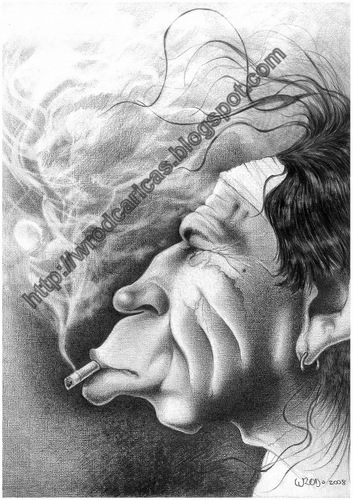 Cartoon: Keith Richards (medium) by WROD tagged keith,richards