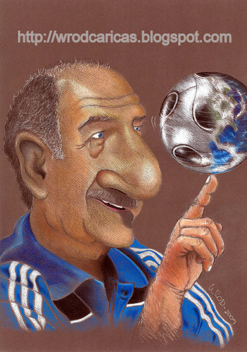 Cartoon: Luiz Felipe Scolari (medium) by WROD tagged felipao