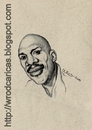 Cartoon: Kareem Abdul Jabbar (small) by WROD tagged kareem abdul jabbar nba basketball player