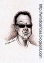 Cartoon: Lars Ulrich (small) by WROD tagged lars,ulrich,metallica,drummer