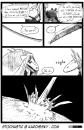 Cartoon: Reunion (small) by karchesky tagged final fantasy vii meteor sephiroth cloud dinosaur raptor mass extinction