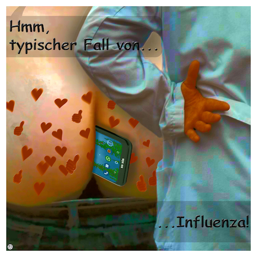 Cartoon: Influenzer (medium) by Night Owl tagged influencer,influenzer,meinungsmacher,multiplikatoren,internet,hype,boom,präsentation,ware,dienstleistung,marketing,content,zielgruppe,online,social,media,beeinflussung,konsum,terror,youtuber,mainstream,promis,lebensziel,lefloid,rezo,follower,instagram,feed,marke,nennung,hashtag,model,smartphone,daumen,hoch,smiley,herz,fan