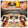 Cartoon: Hairy Pinballs (small) by Night Owl tagged atomkonflikt,atombombe,atomwaffen,sprengkopf,raketen,nuklearwaffen,wettrüsten,donald,trump,usa,kim,jong,un,nordkorea,flipper,flipperautomat,pinball,machine,haare,haarig