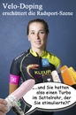 Cartoon: Tour de Trance (small) by Night Owl tagged femke,van,den,driessche,radsport,motor,doping,bicycling