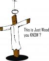 Cartoon: Jesus ???? (small) by andres fv tagged just,wood