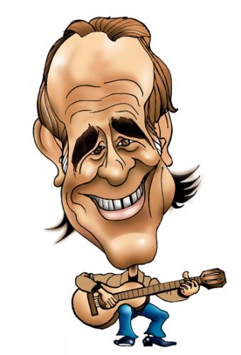 Cartoon: Joan Manuel Serrat (medium) by Romero tagged serrat,joan,manuel,caricaturas,dibujo,humor,caricatura,portrait,art,caricature,man