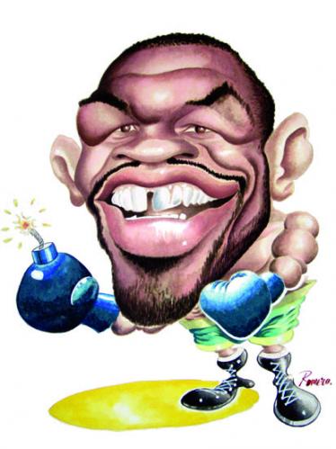 Cartoon: Mike Tyson (medium) by Romero tagged box,deporte,tyson,dibujo,caricatura,diversion,portrait
