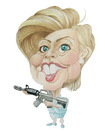 Cartoon: Hillary Clinton (small) by Romero tagged arte,caricatura,caricature,portrait,mujer,woman,politica,politics,eeuu,hillary,clinton