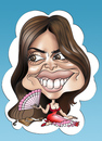 Cartoon: Penelope Cruz (small) by Romero tagged penelope,cruz,portrait,woman,art,caricature,girl,love