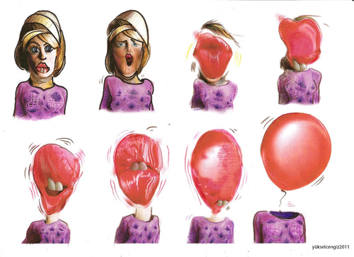 Cartoon: balon (medium) by yukselcengiz tagged balon