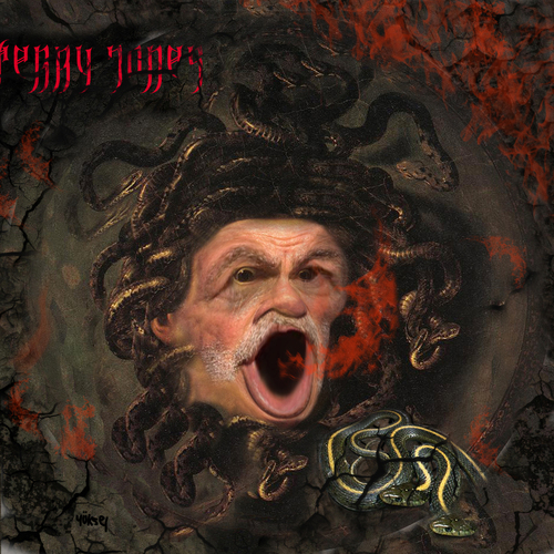 Cartoon: teryjones (medium) by yukselcengiz tagged medusa