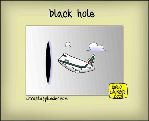 Cartoon: Black Hole (medium) by Giulio Laurenzi tagged politics