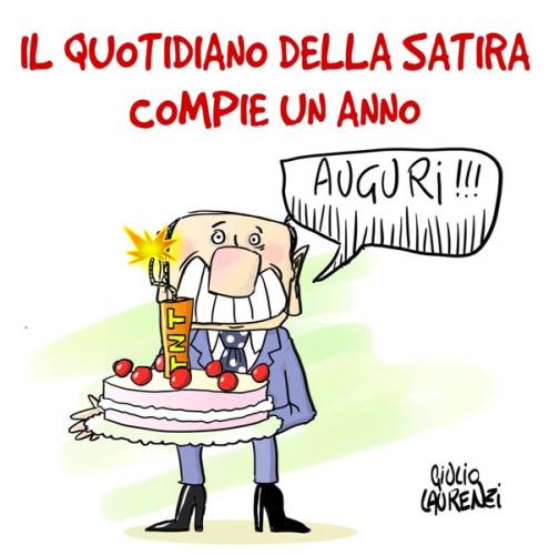 Cartoon: Compleanno (medium) by Giulio Laurenzi tagged compleanno