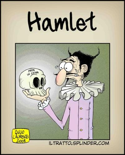 Hamlet By Giulio Laurenzi | Politics Cartoon | TOONPOOL